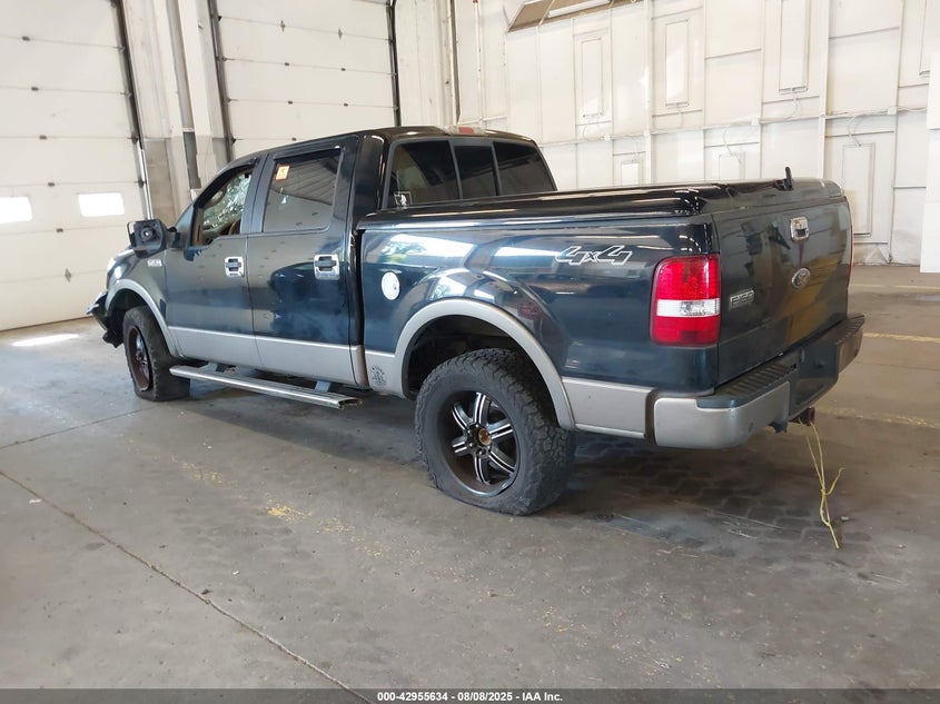 2005 Ford F-150 Fx4/Lariat/Xlt black truck gasoline 1FTPW14595KF08357 photo #4