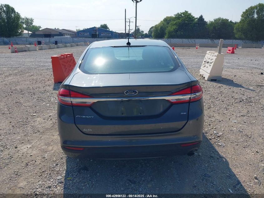 2018 Ford Fusion Se VIN: 3FA6P0H7XJR140328 Lot: 42956122