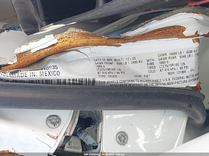 2024 Ram 2500 Tradesman 4X2 8' Box VIN: 3C6UR4HL0RG210935 Lot: 42956340