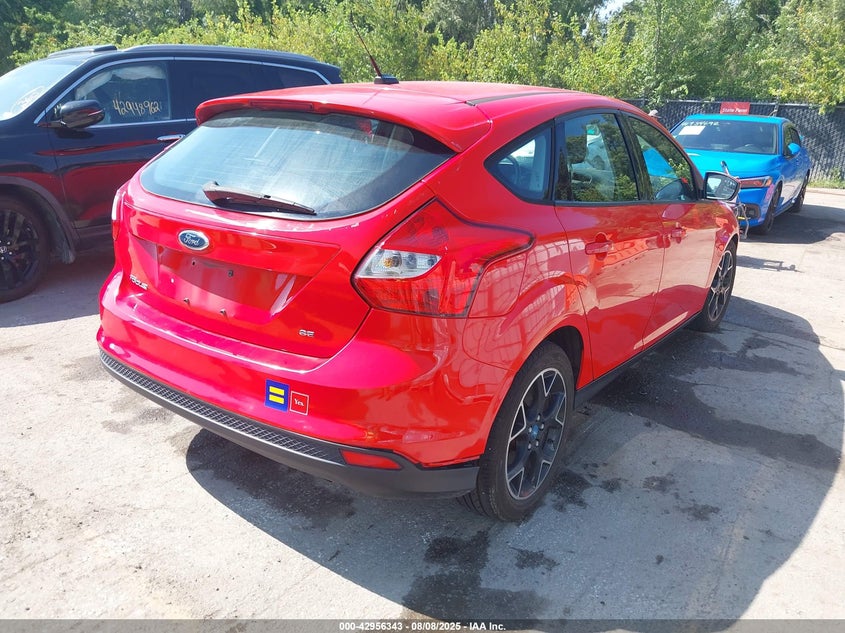Vin: 1fahp3k28cl124752, lot: 43450230, ford focus se 20124