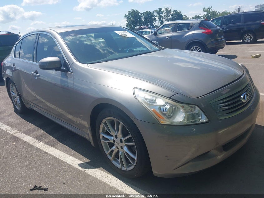2007 Infiniti G35 Sport grey sedan gasoline JNKBV61E87M703404 photo #1