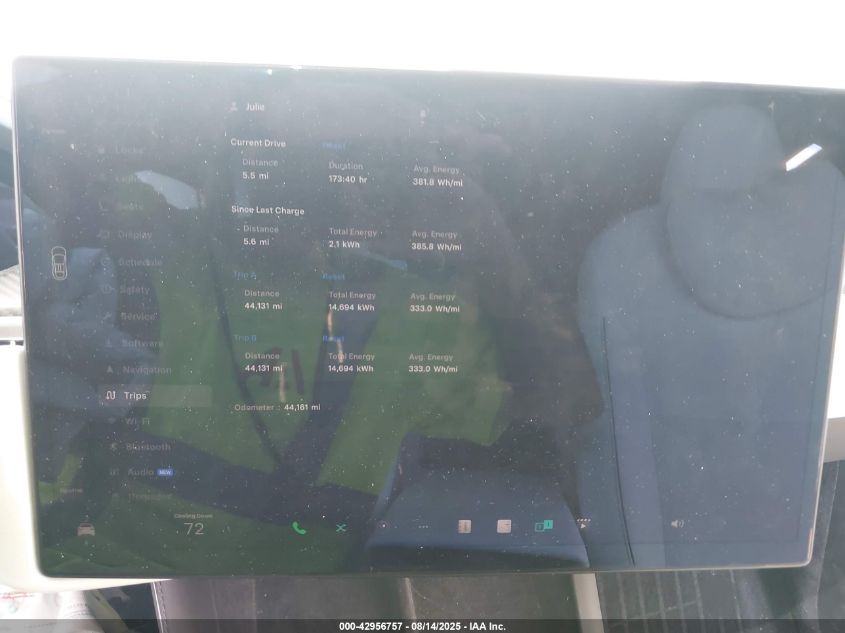 2023 Tesla Model X Plaid Tri Motor All-Wheel Drive VIN: 7SAXCBE65PF418602 Lot: 42956757