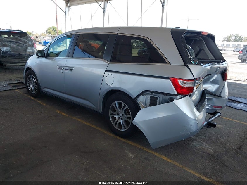 Vin: 5fnrl5h67bb099165, lot: 43450652, honda odyssey ex-l 20113