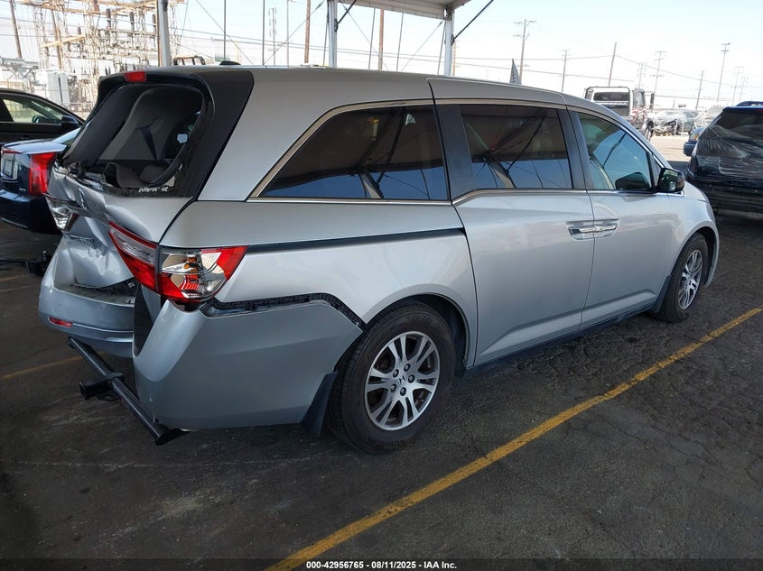 Vin: 5fnrl5h67bb099165, lot: 43450652, honda odyssey ex-l 20114