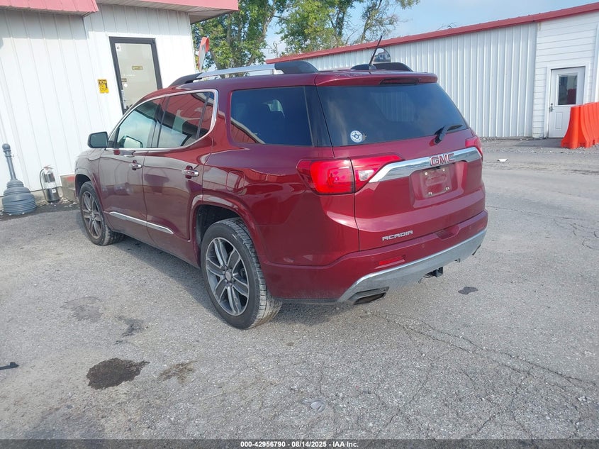 Vin: 1gkknpls4hz323981, lot: 43450677, gmc acadia denali 20173
