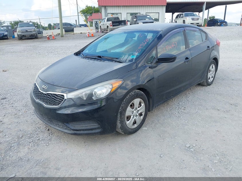 Vin: knafk4a63g5587447, lot: 43450744, kia forte lx 20162