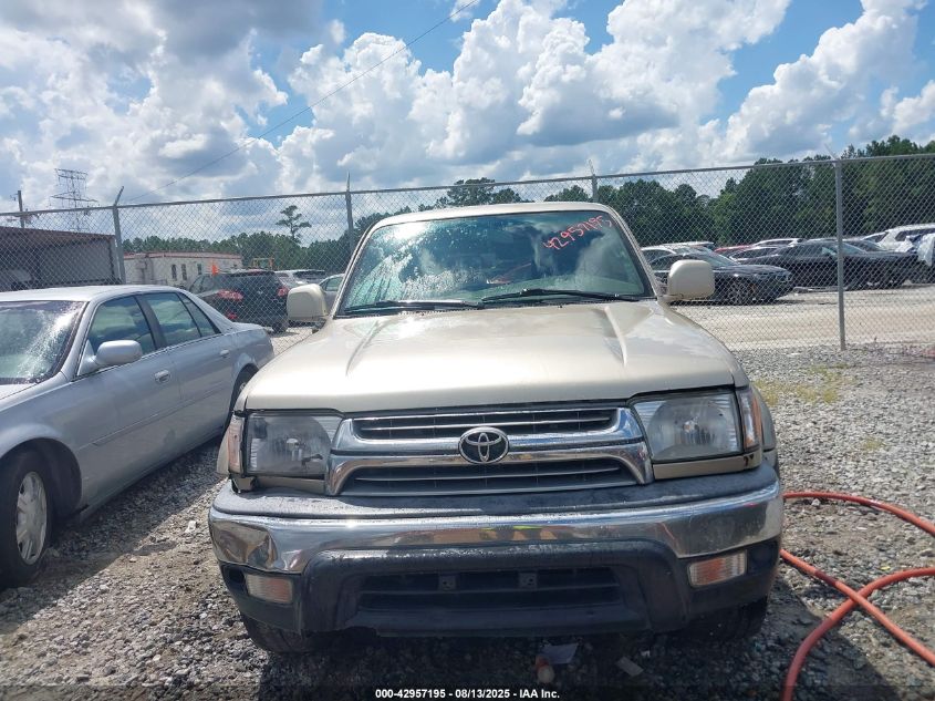 2001 Toyota 4Runner Sr5 V6 VIN: JT3GN86R410212555 Lot: 42957195