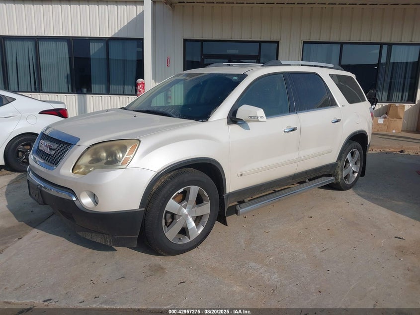 Vin: 1gklrmed8aj179667, lot: 43451291, gmc acadia slt-1 20102