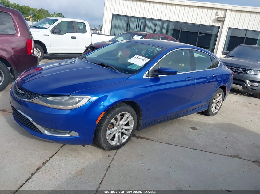Vin: 1c3cccab0fn707816, lot: 43451319, chrysler 200 limited 20152