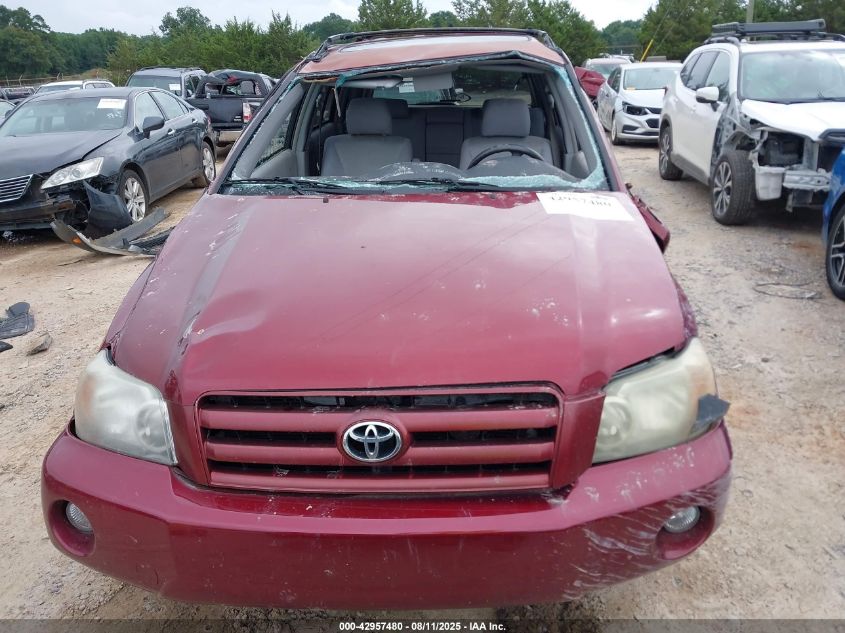 2006 Toyota Highlander Limited V6 VIN: JTEDP21A460114118 Lot: 42957480