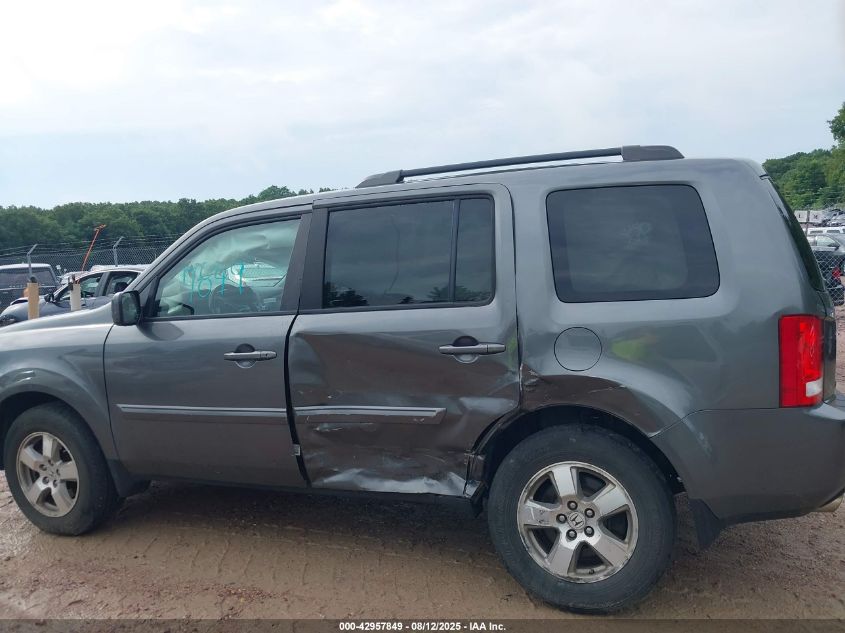 2011 Honda Pilot Ex-L VIN: 5FNYF4H56BB052990 Lot: 42957849