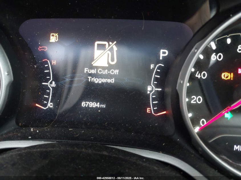 2017 Jeep New Compass Latitude Fwd VIN: 3C4NJCBBXHT672732 Lot: 42958012