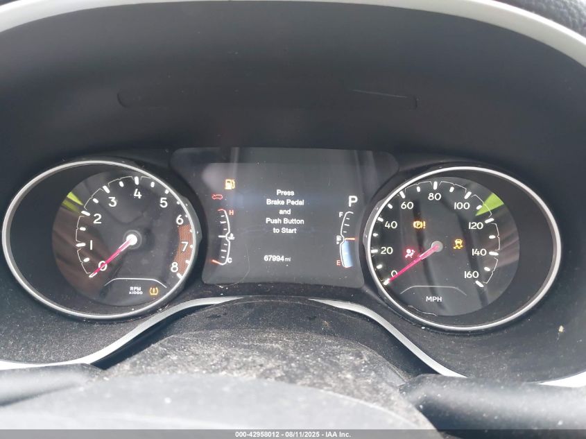 2017 Jeep New Compass Latitude Fwd VIN: 3C4NJCBBXHT672732 Lot: 42958012