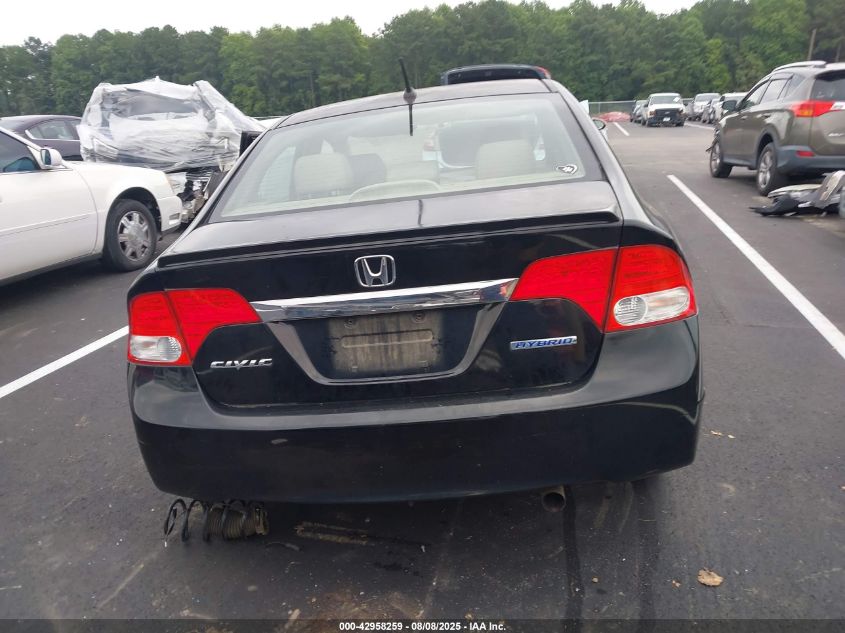 2009 Honda Civic Hybrid VIN: JHMFA36219S015107 Lot: 42958259