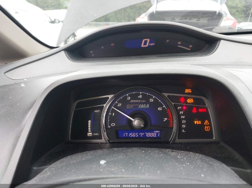 2009 Honda Civic Hybrid VIN: JHMFA36219S015107 Lot: 42958259