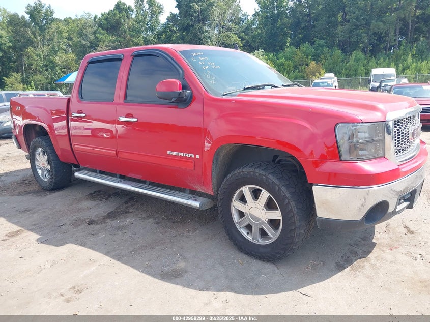 2007 GMC Sierra 1500 Slt red truck gasoline 2GTEC13J671613360 photo #1