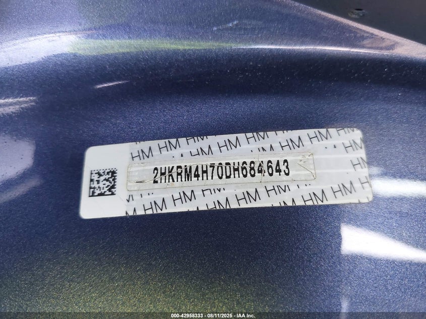 2013 HONDA CR-V EX-L - 2HKRM4H70DH684643