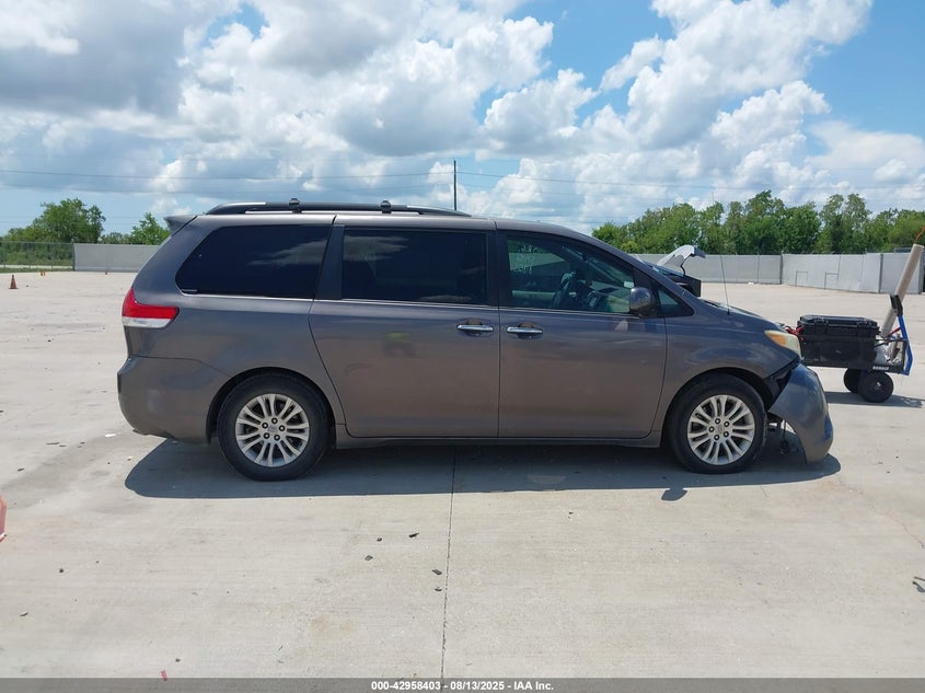 2012 Toyota Sienna Xle V6 8 Passenger VIN: 5TDYK3DCXCS263181 Lot: 42958403