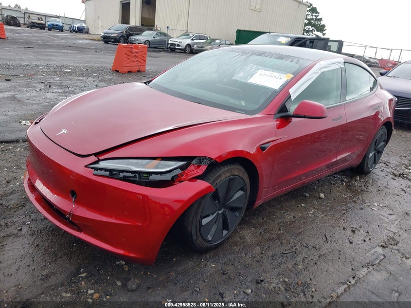 Vin: 5yj3e1ea9sf990253, lot: 43452544, tesla model 3 long range rear-wheel drive 20252