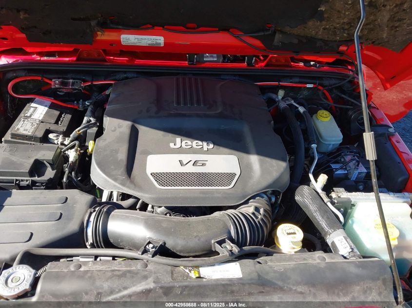 2016 Jeep Wrangler Unlimited Sahara VIN: 1C4BJWEG5GL278674 Lot: 42958688