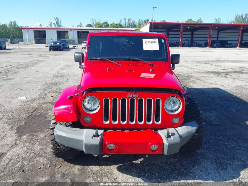 2016 Jeep Wrangler Unlimited Sahara VIN: 1C4BJWEG5GL278674 Lot: 42958688