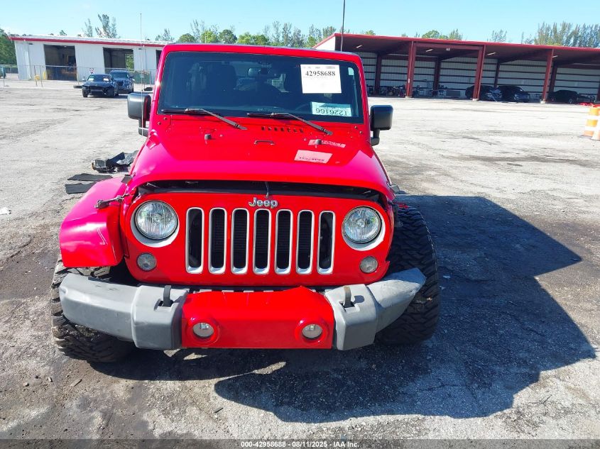 2016 Jeep Wrangler Unlimited Sahara VIN: 1C4BJWEG5GL278674 Lot: 42958688