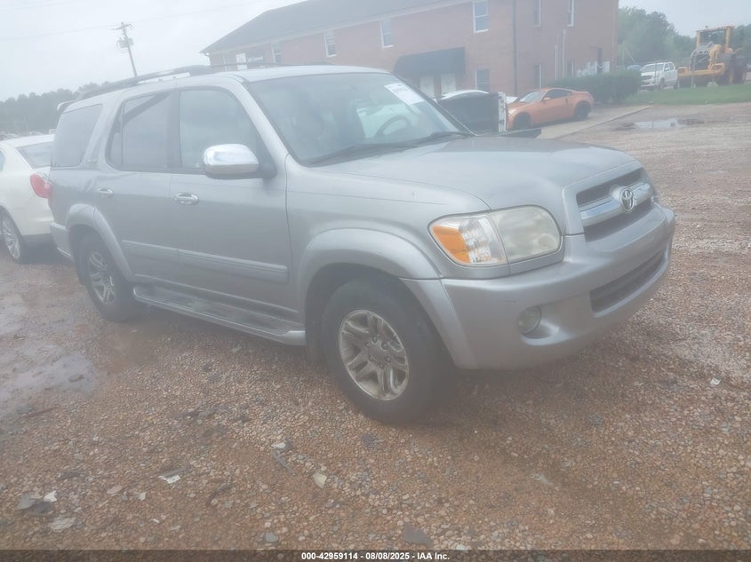 5TDZT38A37S286320 2007 Toyota Sequoia Limited V8 auction photo 1