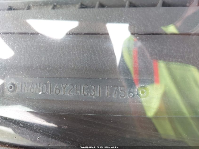 1987 Nissan D21 King Cab VIN: 1N6ND16Y2HC311756 Lot: 42959145