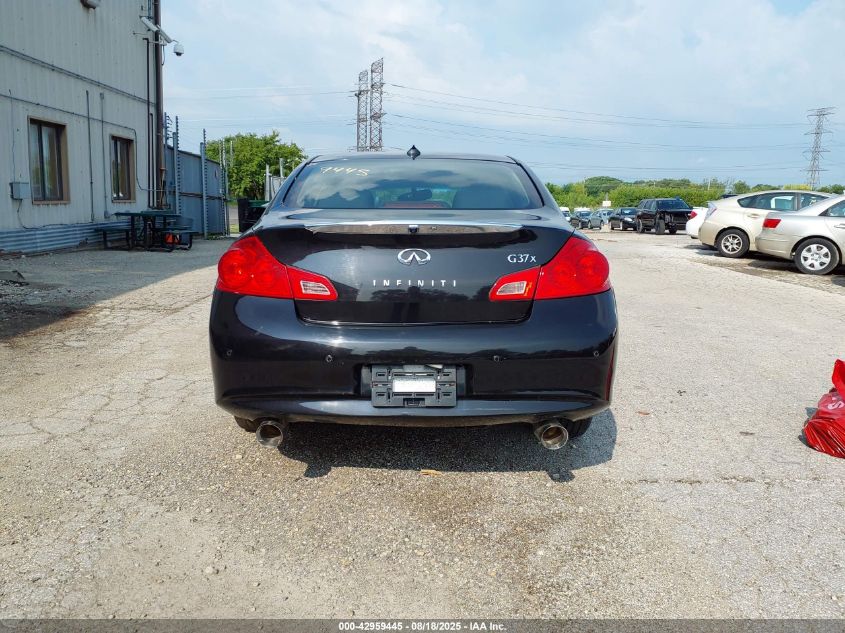 2012 Infiniti G37X VIN: JN1CV6ARXCM677636 Lot: 42959445