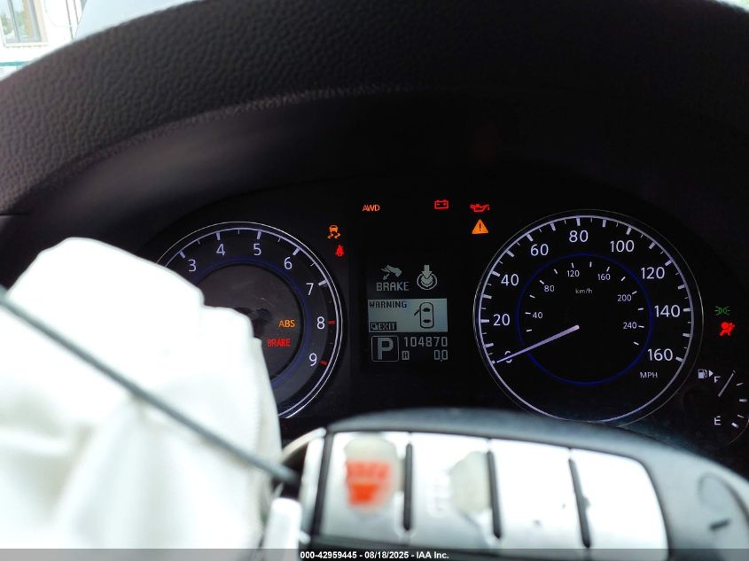 2012 Infiniti G37X VIN: JN1CV6ARXCM677636 Lot: 42959445