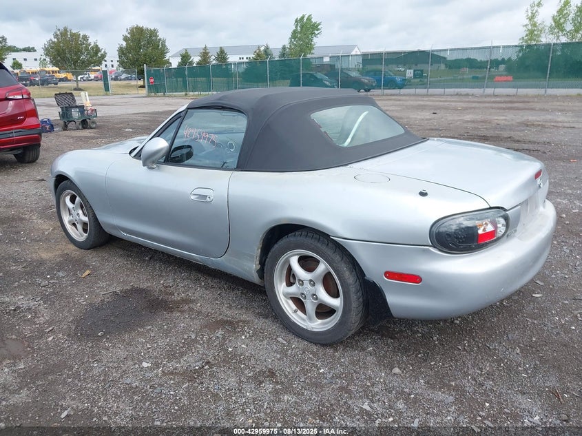 2000 Mazda Mx-5 Miata Ls/Special Edition silver cabrio gasoline JM1NB3531Y0151252 photo #4