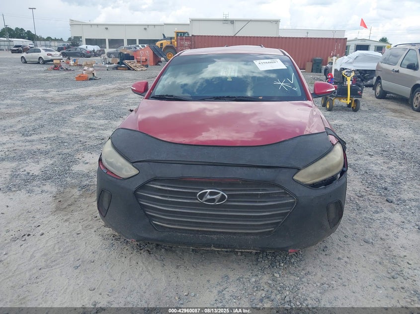 2017 HYUNDAI ELANTRA LIMITED - KMHD84LF1HU263700