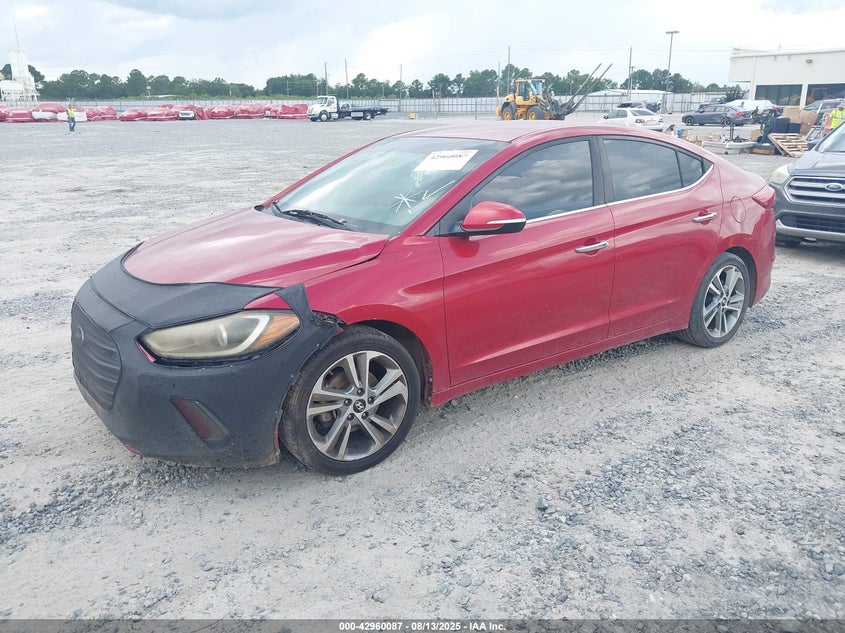 2017 HYUNDAI ELANTRA LIMITED - KMHD84LF1HU263700