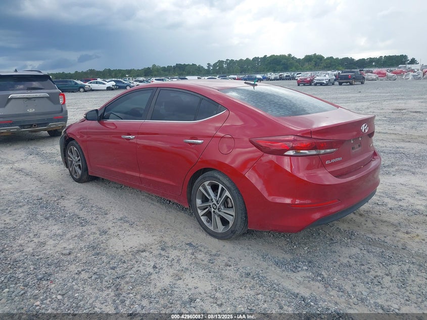 2017 HYUNDAI ELANTRA LIMITED - KMHD84LF1HU263700