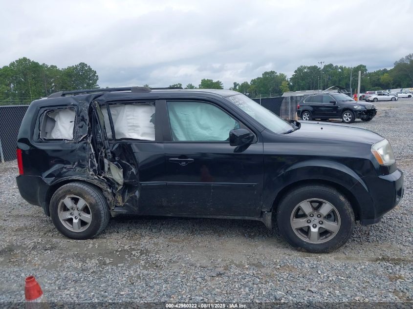 2011 Honda Pilot Ex-L VIN: 5FNYF3H52BB013050 Lot: 42960322
