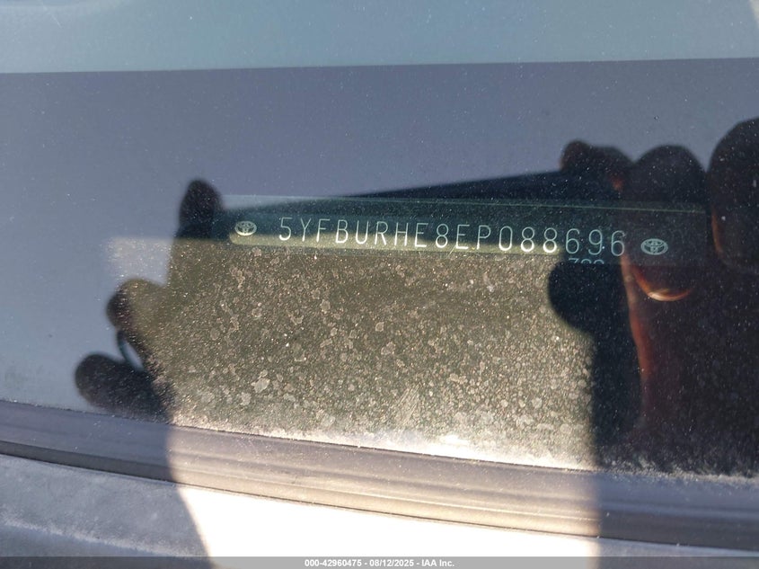 2014 TOYOTA COROLLA S PLUS - 5YFBURHE8EP088696