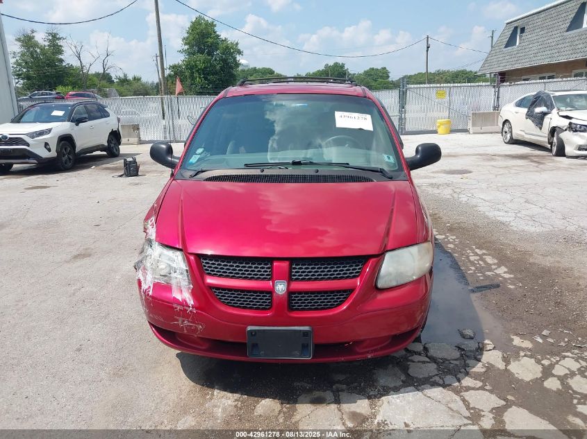 2001 Dodge Grand Caravan Sport VIN: 2B4GP44381R237104 Lot: 42961278