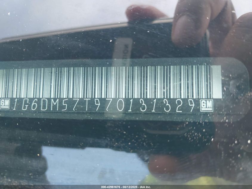 2007 Cadillac Cts Standard VIN: 1G6DM57T970131329 Lot: 42961676