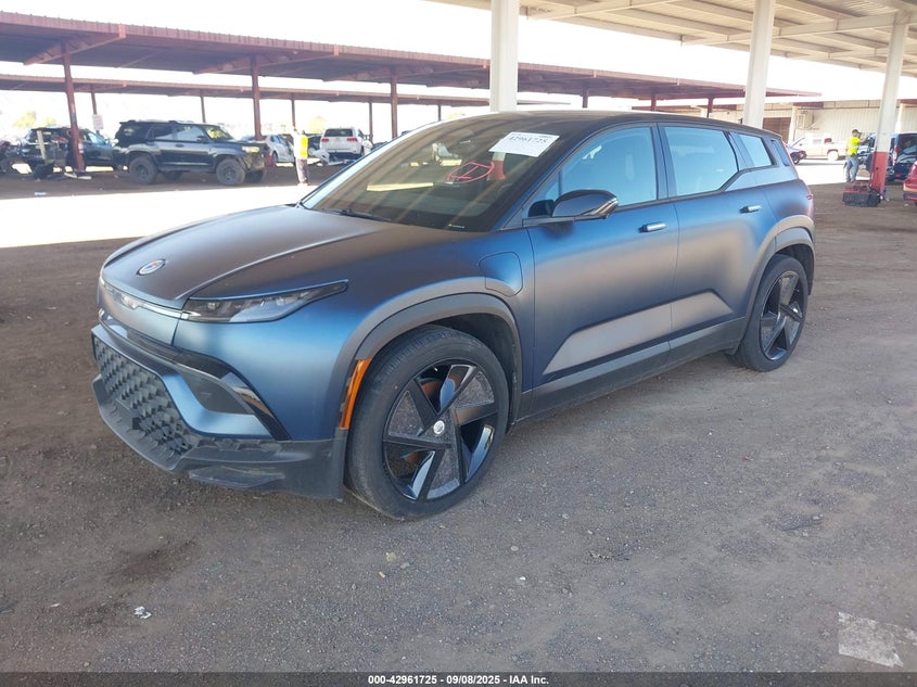 Vin: vcf1zbu22pg003050, lot: 43455741, fisker ocean one 20232