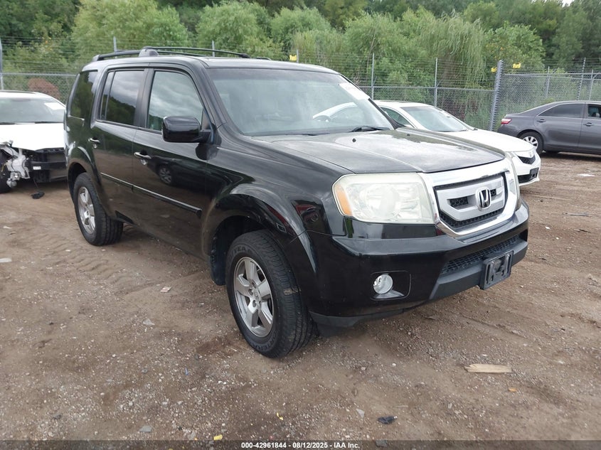 5FNYF4H52AB034579 2010 Honda Pilot Ex-L auction photo 1