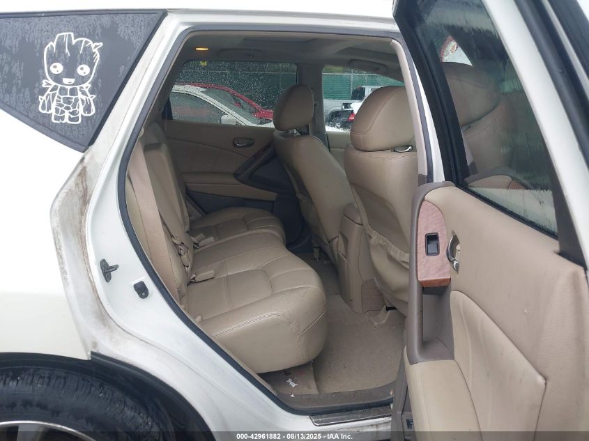 2011 Nissan Murano Le VIN: JN8AZ1MW7BW165062 Lot: 42961882