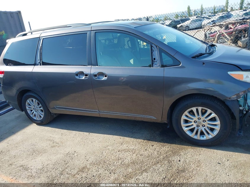 2012 Toyota Sienna Xle V6 8 Passenger VIN: 5TDYK3DC9CS239633 Lot: 42962675