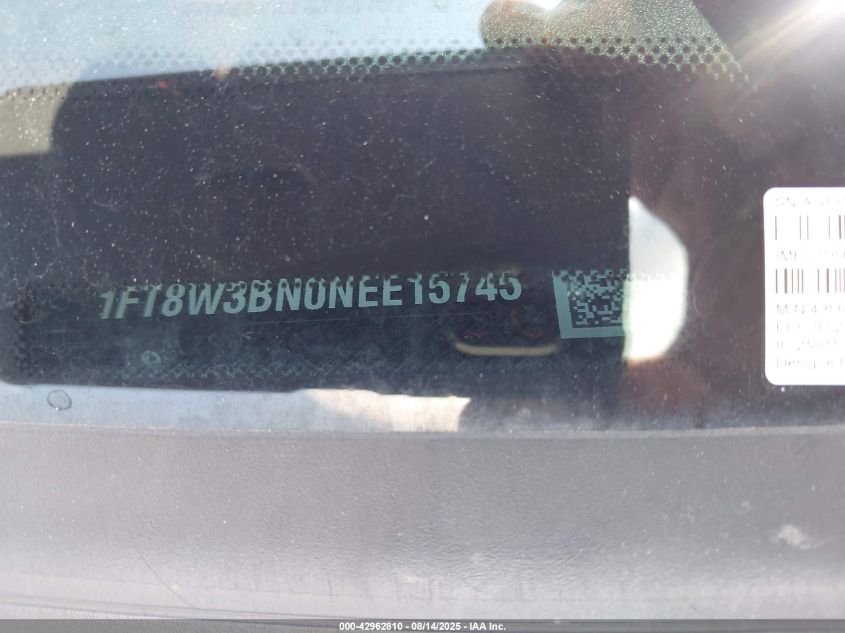 2022 Ford F-350 Lariat VIN: 1FT8W3BN0NEE15745 Lot: 42962810