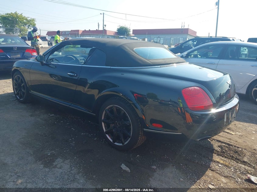 2008 BENTLEY CONTINENTAL GT CABRIO 6.0L W-12 DOHC, VVT, TURBO, 552HP