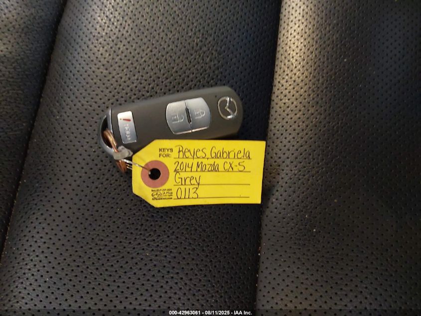 2014 Mazda Cx-5 Grand Touring VIN: JM3KE4DY8E0314317 Lot: 42963061