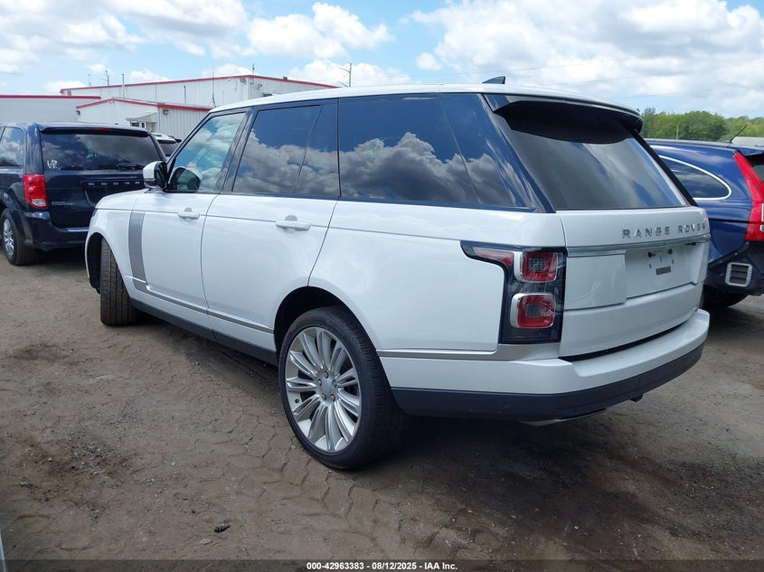 Vin: salgs2re5ja515499, lot: 43457400, land rover range rover 5.0l v8 supercharged 20183