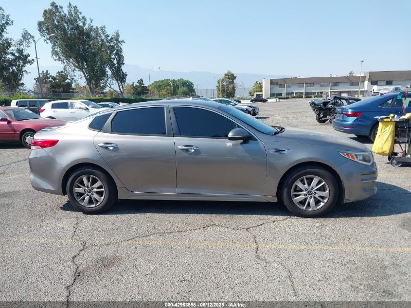 2016 Kia Optima Lx VIN: 5XXGT4L30GG112700 Lot: 42963558