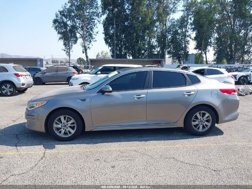 2016 Kia Optima Lx VIN: 5XXGT4L30GG112700 Lot: 42963558