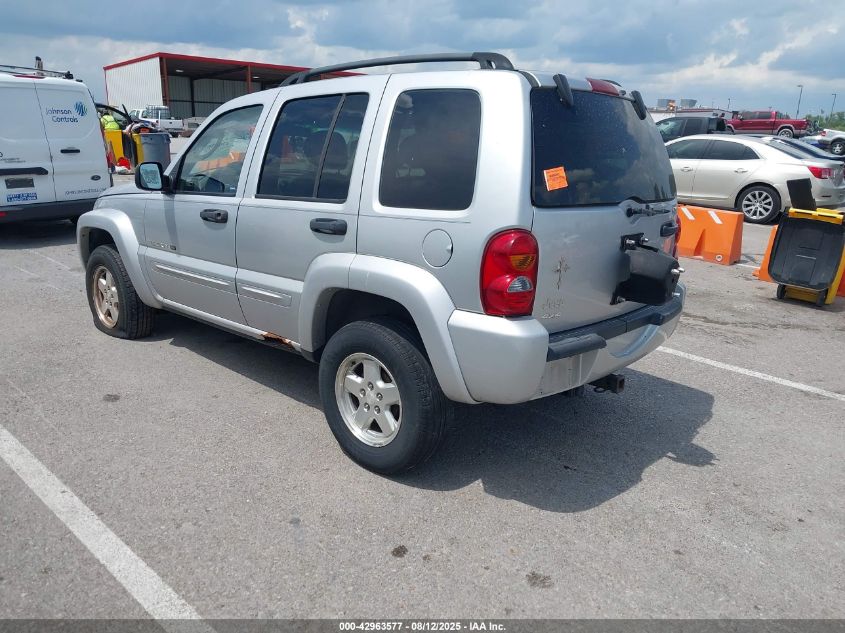 2002 Jeep Liberty Limited Edition silver other gasoline 1J8GL58K12W335463 photo #4