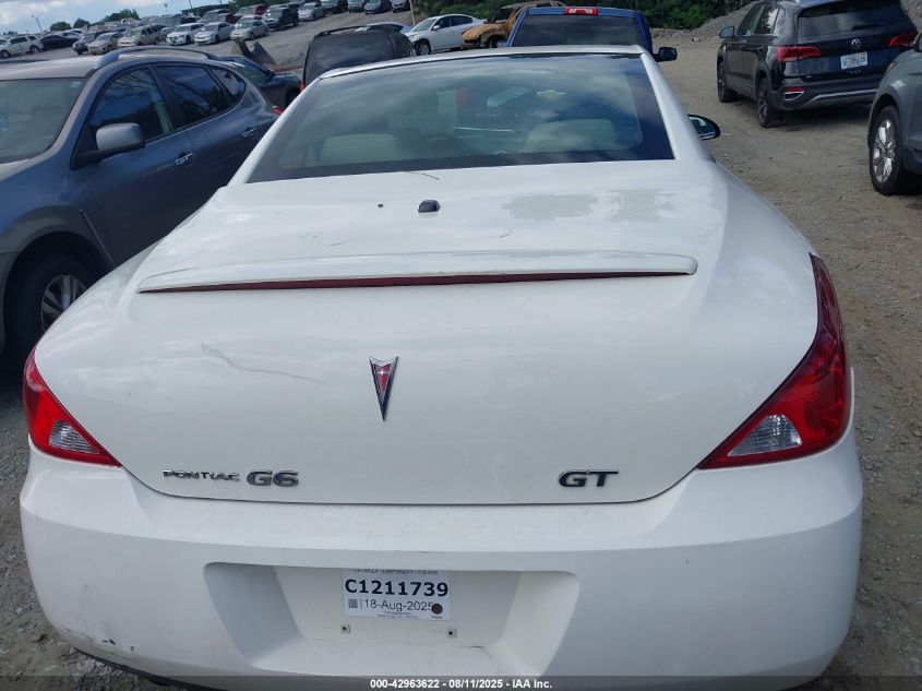 2006 Pontiac G6 Gt VIN: 1G2ZH368X64272608 Lot: 42963622